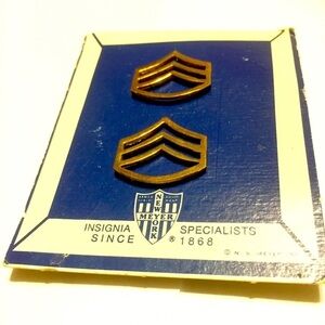 Staff Sergeant Chevron Collar Pins